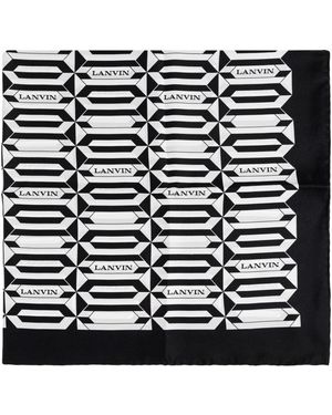 Lanvin Silky Scarves - Negro