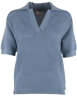 P.A.R.O.S.H. V-Neck Knitwear - Azul