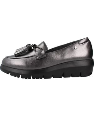 Stonefly Schoenen ,Grijs ,Leer Plume 19 Laminated Lth - Zwart