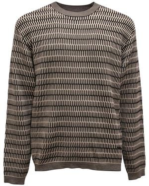 Armani French Oak Cab Pullover - Grau