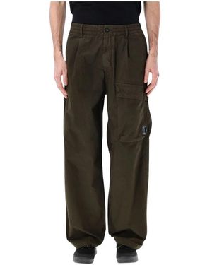 C.P. Company Wide Trousers - Black
