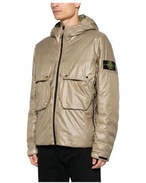 Stone Island Down Jackets - Neutro