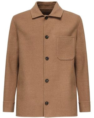 Eleventy Light Jackets - Brown