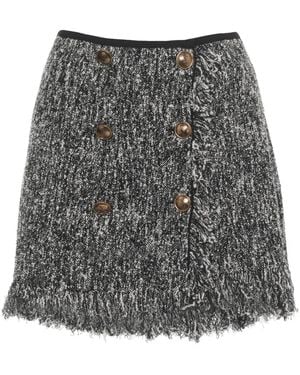 Elisabetta Franchi Short Skirts - Grey