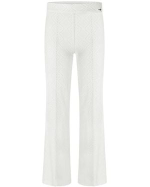 Cambio Wide Trousers - White