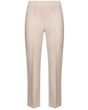 Blanca Vita Slim-Fit Trousers - Neutro