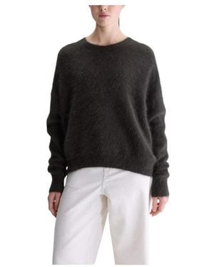 Bellerose Datus62 Rundhals-Strickpullover - Schwarz