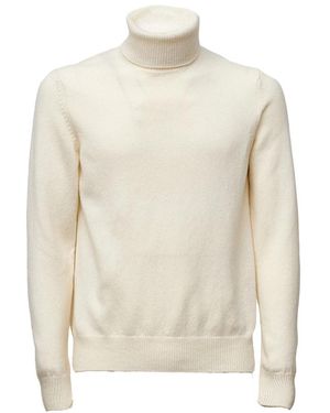 Zanone Turtleneck Sweater - Wit