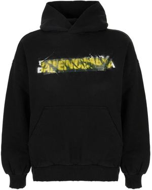 Balenciaga Hoodies - Black