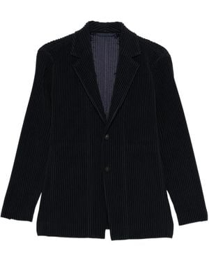 Issey Miyake Stilvolle Jacke Für Männer Und Frauen - Blau
