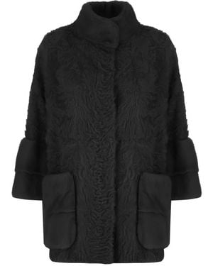 OLIVIA V. Faux Fur & Shearling Jackets - Negro