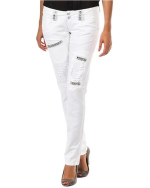 Met Skinny Fit Jeans - White