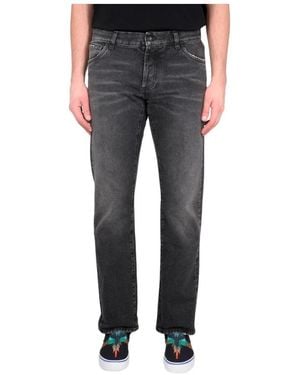 Marcelo Burlon Straight Jeans - Grey