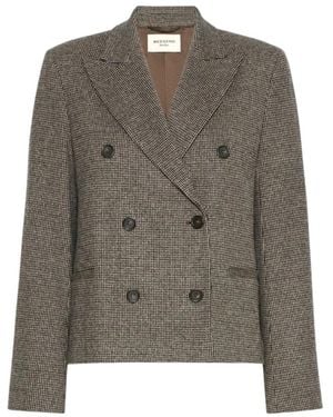 Weekend by Maxmara Jassen ,Bruin ,Katoen Wkdgrado Blazer - Groen