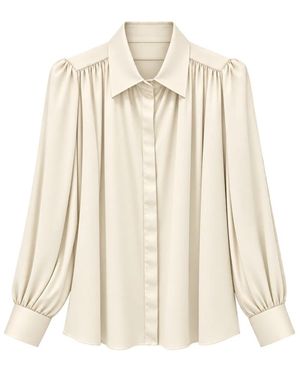 MARSĒM Cd043Fw26 Bluse - Natur