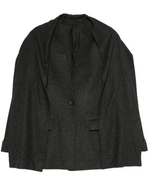TOTEME Oversized Lapel Blazer - Zwart