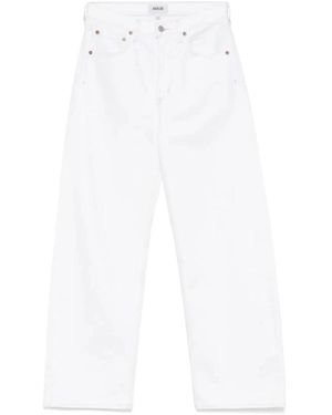 Agolde Straight Jeans - White