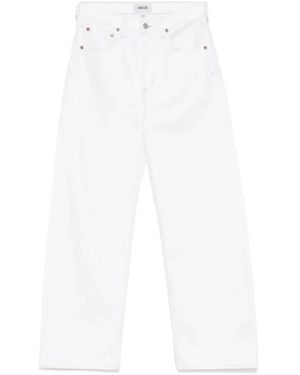 Agolde Straight Jeans - White