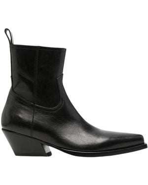 Ann Demeulemeester Cowboy & Biker Boots - Black
