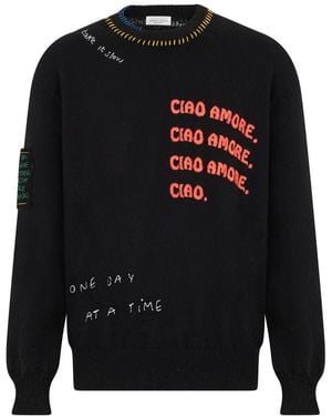 Roberto Collina Round-Neck Knitwear - Black