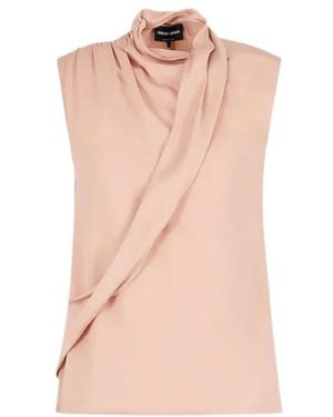 Giorgio Armani Sleeveless Tops - Pink