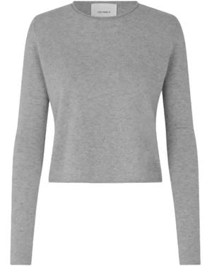 Lisa Yang Round-Neck Knitwear - Gray
