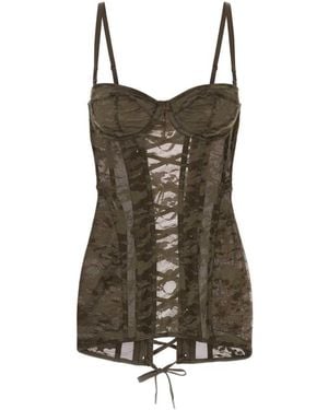 DIESEL Sleeveless Tops - Brown