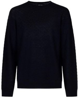 Giorgio Armani Wollpullover - Blau