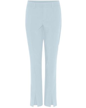 Cro Broeken ,Blauw ,Leer Slim-Fit Broek