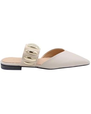 Babouche Mules - Blanc
