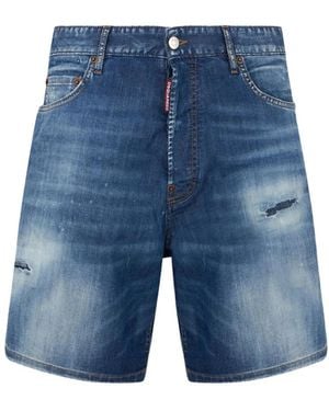 DSquared² Denim Shorts - Bleu