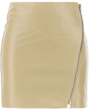 Isabel Marant Leather Skirts - Natural