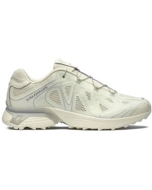 Salomon Weiße Mesh-Sneaker Low-Top Schnürung