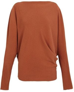 Cortana Long Sleeve Tops - Marrone