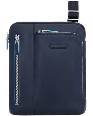 Piquadro Cross Body Messenger - Blue