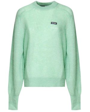 ROTATE BIRGER CHRISTENSEN Logo Wollmischung Pullover - Grün