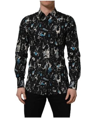 Dolce & Gabbana Casual Shirts - Black
