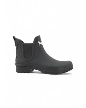 Barbour Schoenen ,Zwart ,Leer Wilton Wellingtons
