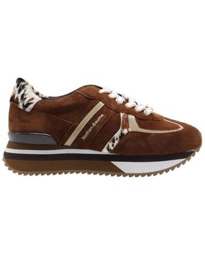Nathan-Baume Trainers - Brown