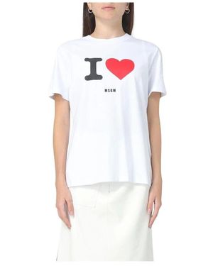 MSGM T-Shirts - White
