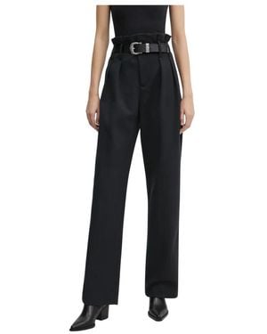 IRO Wide Trousers - Negro