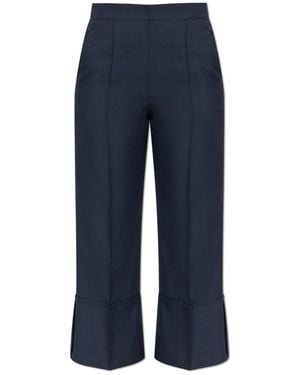 Theory Cropped Trousers - Bleu
