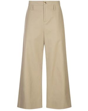 McQueen Wide Trousers - Natural