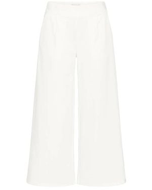 Ichi Wide Trousers - White
