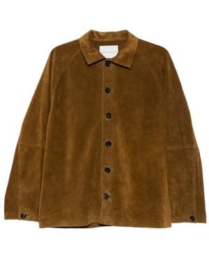 Studio Nicholson Leather Jackets - Brown
