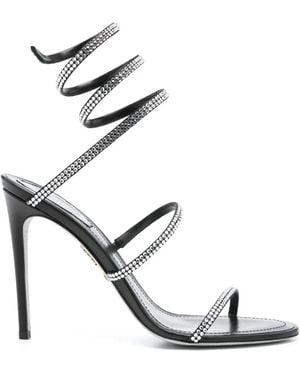 Rene Caovilla High Heel Sandals - White