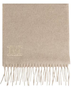 Max Mara Winter Scarves - Natural