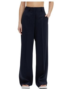 Erika Cavallini Semi Couture Wide Trousers - Blue