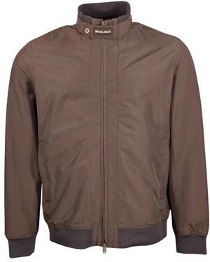 Woolrich Bomber Jackets - Brown