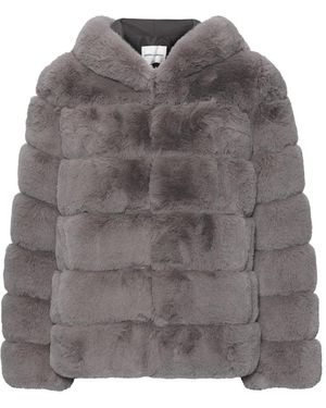 American Dreams Faux Fur & Shearling Jackets - Gris